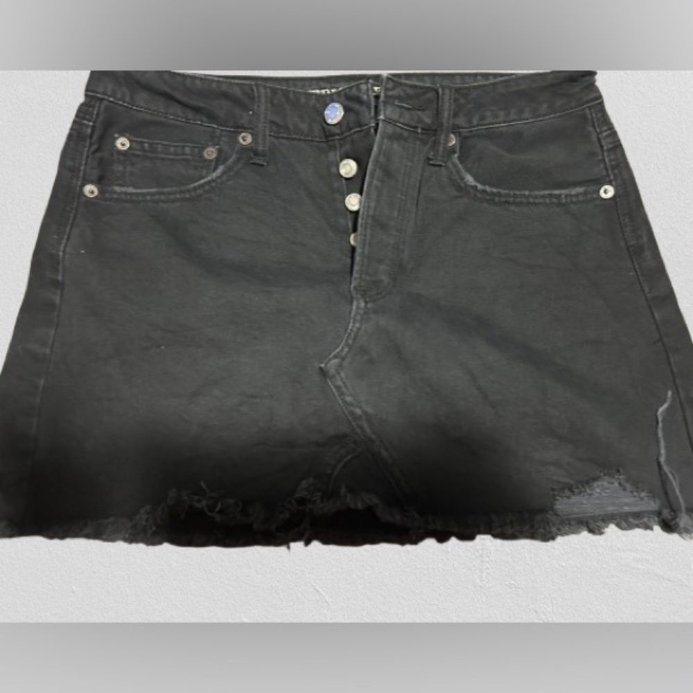 American Eagle | Black Jean Skirt | Size 6